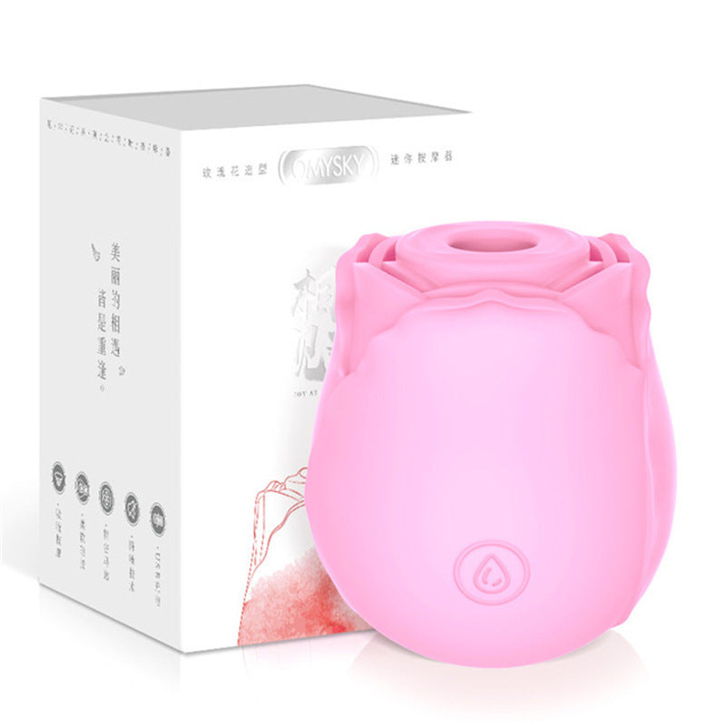 Rose Sucking Massager CurvezbyCheekz Rose Sucking Massager CurvezbyCheekz